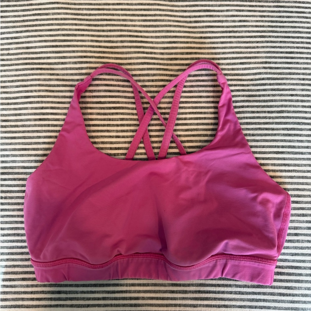 lululemon athletica Pink Strappy Sports Bra